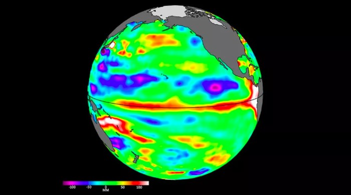 Tanda kedatangan El Nino terdeteksi dari luar angkasa