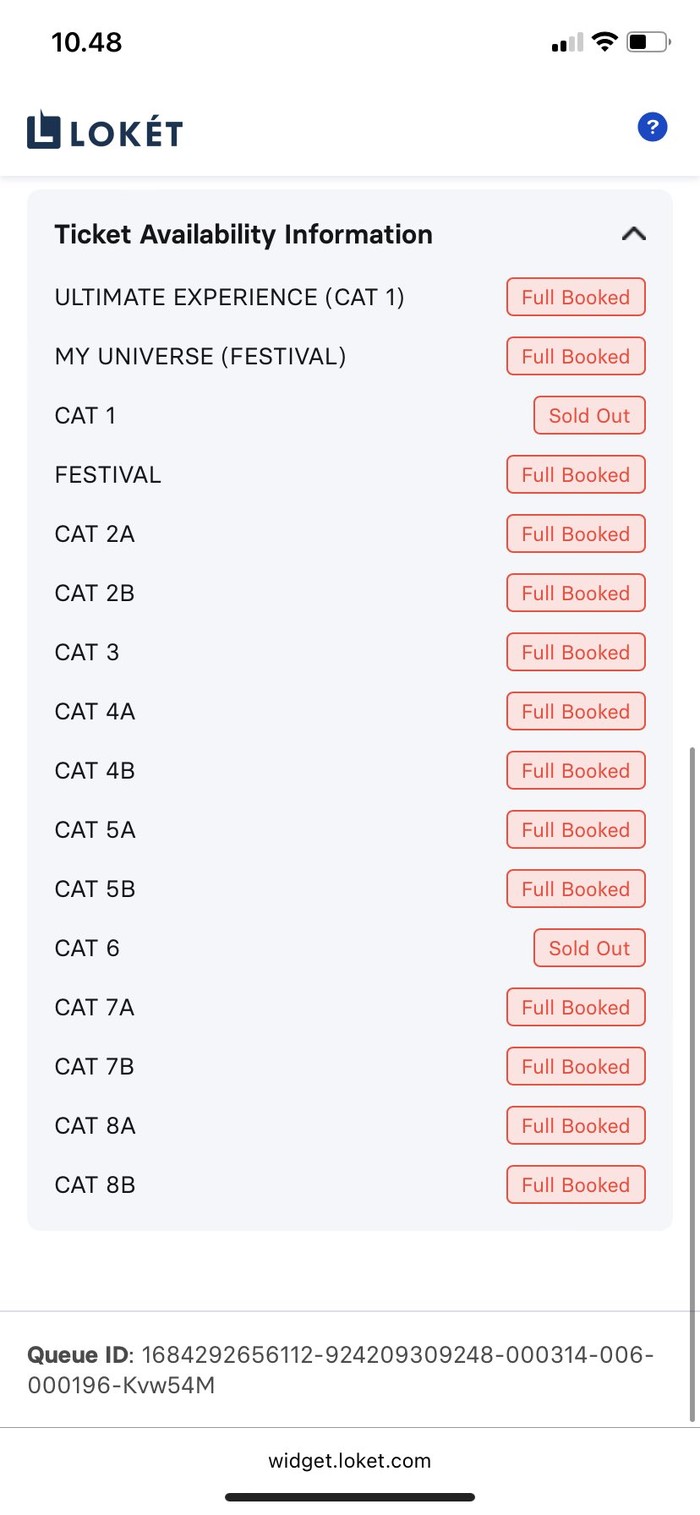 War Tiket Coldplay