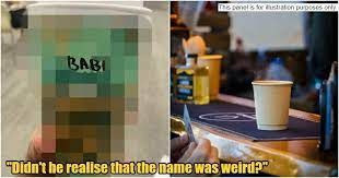 Barista salah tulis nama