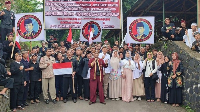 Deklarasi dukungan untuk Prabowo.