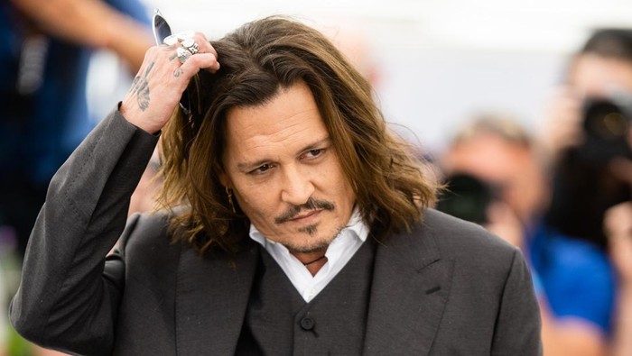 Johnny Depp di Cannes Film Festival 2023 CANNES, FRANCE - MAY 17: Johnny Depp attends the