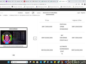 Wow! Harga Tiket Coldplay Tembus Rp 60 Juta, Begini Penjelasan Marketplace