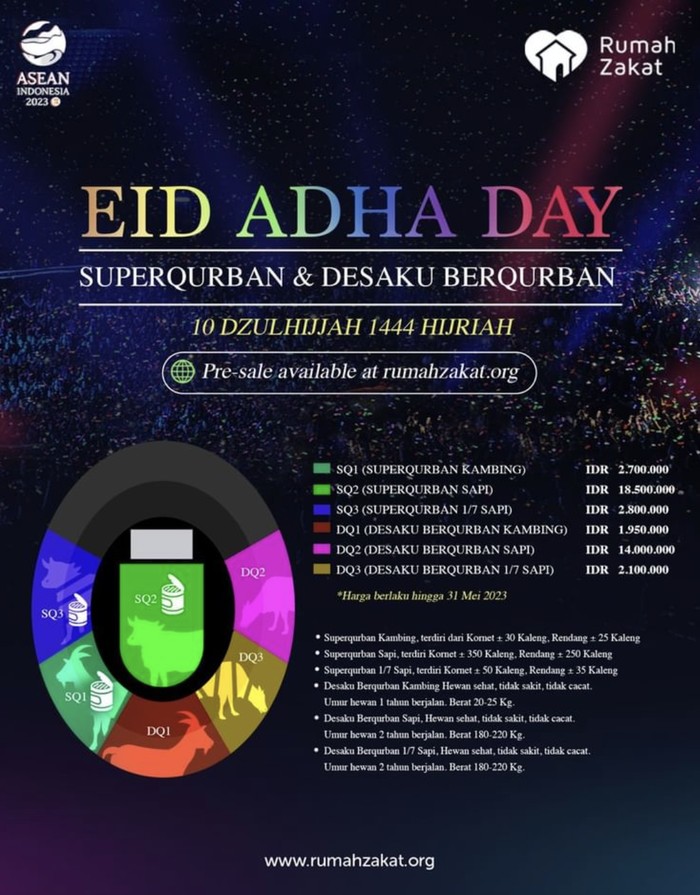 Kreatif! Penjual Kambing Kurban Ini Promosi Pakai Denah Konser Coldplay