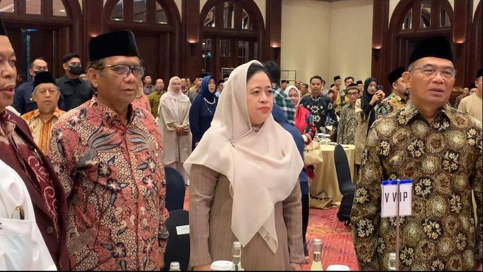 Mahfud Md hingga Puan Maharani di acara acara halalbihalal MUI di Hotel Bidakara, Jakarta