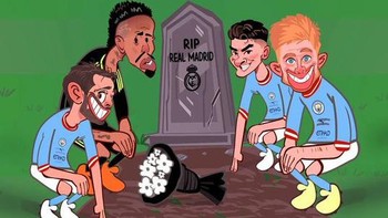 RIP Madrid di UCL 2023. Foto: Twitter