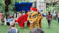 Keseruan di perayaan ulang tahun Magika. Foto: instagram Nia Ramadhani