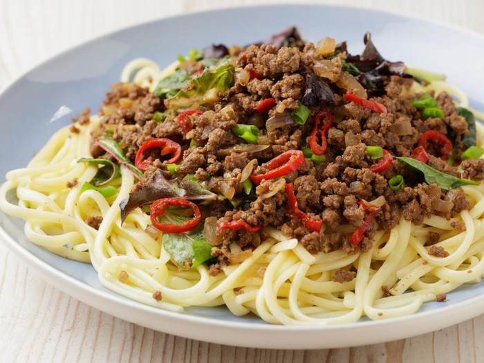 Resep Spaghetti Daging Szechuan