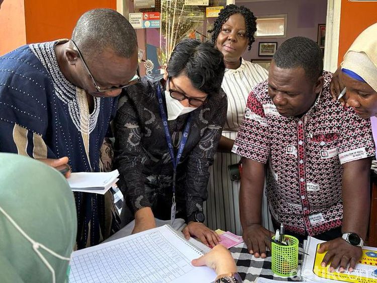 Potret Kemenkes Ghana Study Tour ke Bandung, Belajar Imunisasi di Posyandu