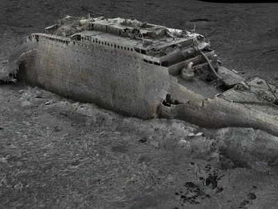 Potret Utuh Kapal Titanic, Bersih Tanpa Penghalang