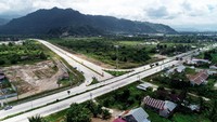 Progres konstruksi Tol Padang-Sicincin mengalami kemajuan mencapai 36,57%.