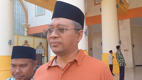 Zulkieflimansyah saat ditemui seusai Halal Bihalal IKS di Islamic Center Hubbula Wathan Mataram pada Kamis (18/5/2023) siang. (Helmy Akbar/detikBali)