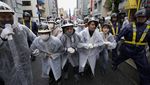 Aksi Massa Protes KTT G7 di Hiroshima Jepang