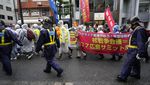 Aksi Massa Protes KTT G7 di Hiroshima Jepang