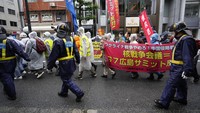 Menurut kelompok itu KTT G7 di Hiroshima berusaha memajukan aliansi militer atas nama kebebasan dan demokrasi, serta bahwa esensi dari KTT tersebut adalah pertemuan di mana blok kaya itu memaksa negara-negara lain untuk mengikuti aturannya. AP/Hiro Komae