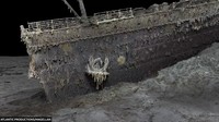 Penampakan Utuh Bangkai Kapal Titanic di Dasar Laut