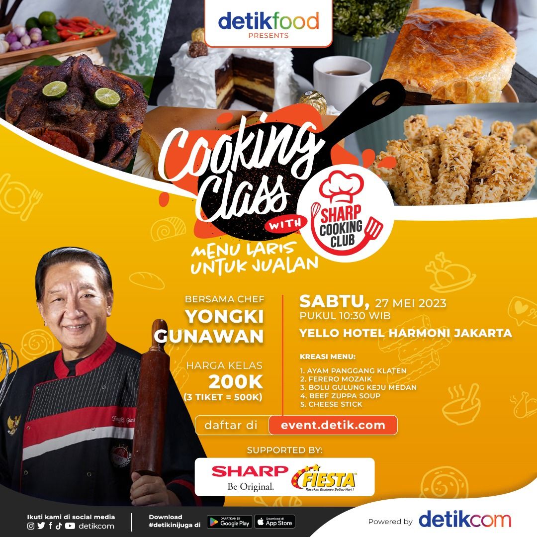 Detikfood Cooking and Baking Class 2023