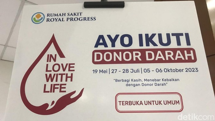 RS Royal Progress Gelar Donor Darah, Warga Jakut Ayo Merapat!
