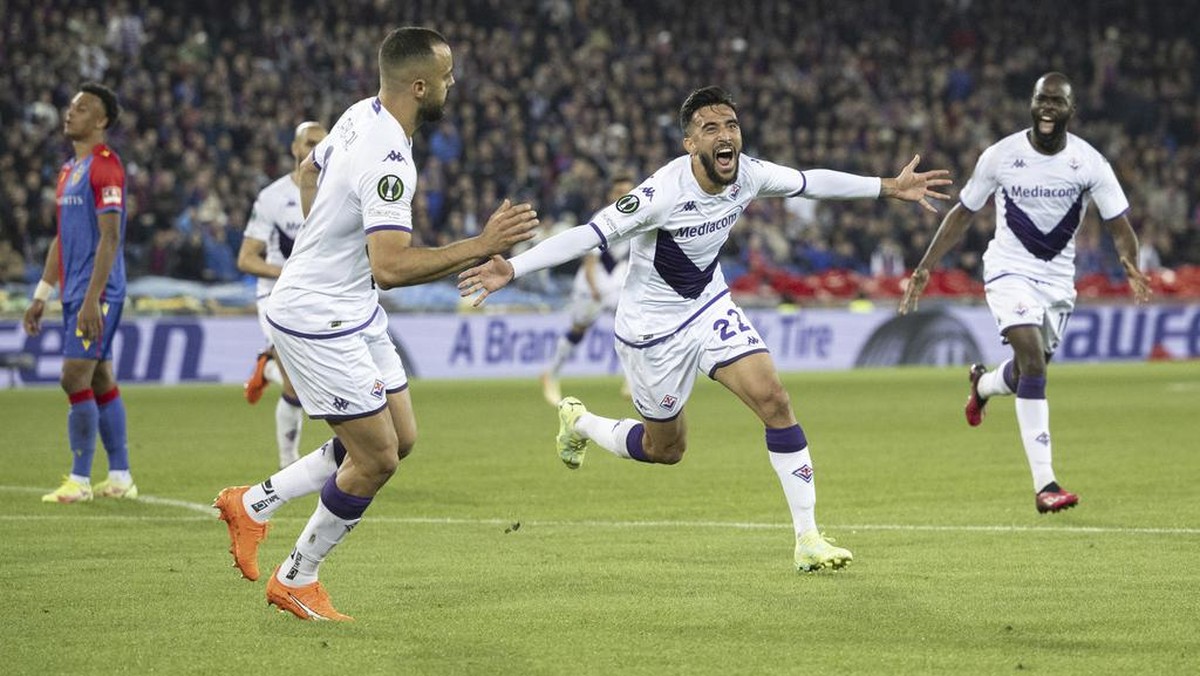 Fiorentina ke Final Europa Conference League 2022/2023 (AP/Ennio Leanza)