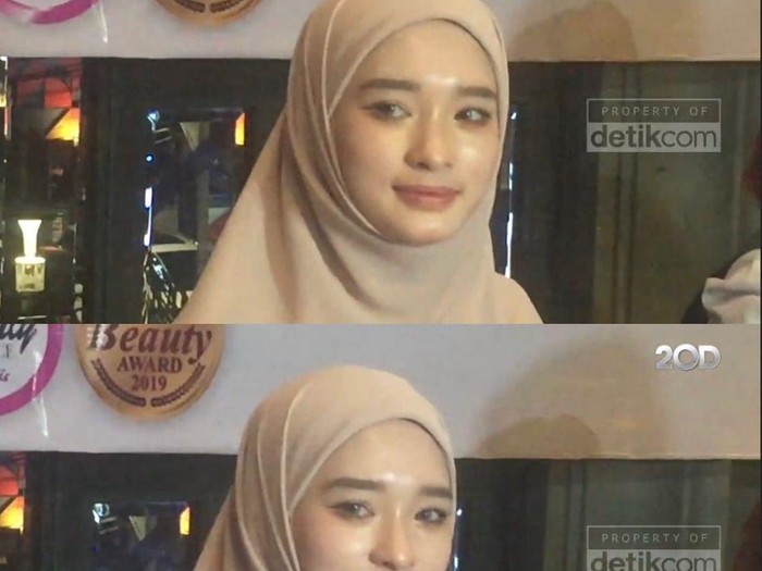 Foto transformasi Inara Rusli.