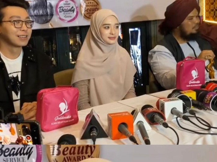 Foto transformasi Inara Rusli.