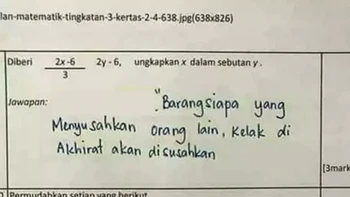 Bisa aja lu, dik. Bilang aja nggak bisa jawabnya kan? Hihi. Foto: Instagram/id.dagelan