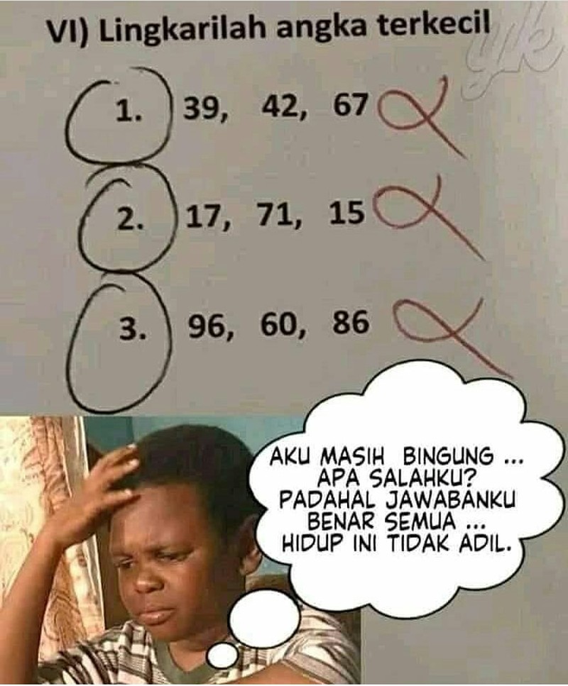 Jawaban Ulangan Bocil yang Bikin Tepok Jidat, Ada-ada Aja!