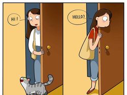 Komik Lucu Soal Kucing yang Bikin Kaya Pembacanya