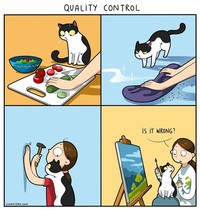 Ketika memelihara seekor kucing, ada saja tingkahnya yang membuat kita gemas. Beberapa di antaranya digambarkan dalam bentuk komik berikut ini.