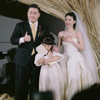 Tidak banyak informasi mengenai sosok istri Boboho. Tapi Lin Ningrui diketahui sudah memiliki anak dari hasil hubungan sebelumnya.Foto: Dok. Weibo