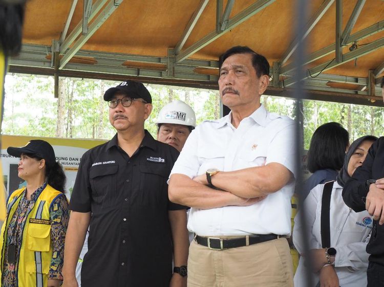Dapat Tugas dari Jokowi, Ini Momen Luhut Cek Progres Proyek IKN