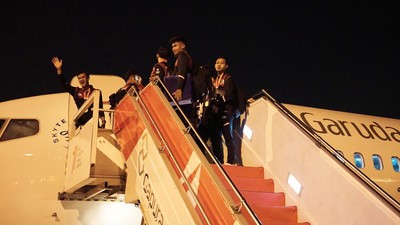 Momen Garuda Indonesia Terbangkan Timnas U-22