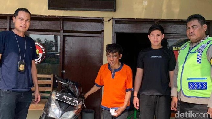Pelaku curanmor di Gresik-Lamongan babak belur dimassa