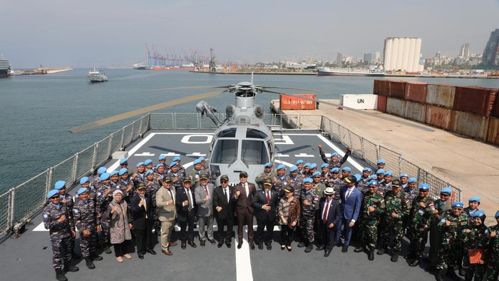 Pertemuan BKSAP DPR dengan Pasukan Garuda Indonesia Battalion (Indobatt) di Lebanon