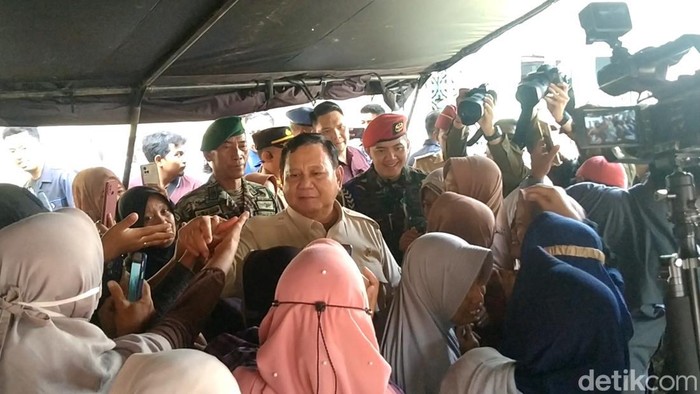 Prabowo di Koramil 02 Pekalongan Timur, Jumat (19/5/2023).