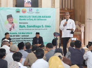 Solusi Bank Infaq Sandiaga Beri Pinjaman Modal-Ciptakan Lapangan Kerja