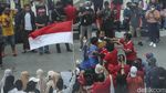 Teatrikal Final SEA Games Indonesia Vs Thailand Curi Perhatian di Bundaran HI