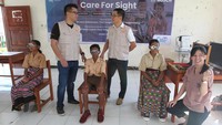 Program ini untuk membantu pemeriksaan kesehatan mata kepada 250 anak dan warga di Kabupaten Timor Tengah Utara, Nusa Tenggara Timur serta tindakan operasi katarak secara gratis bagi 40 orang dari kalangan membutuhkan.
