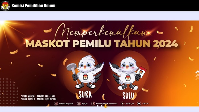 Website Info Pemilu KPU untuk cek NIK parpol.