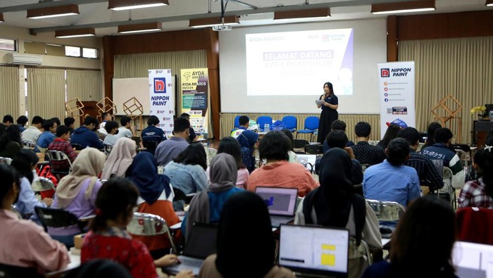 Ajang Kompetisi Mahasiswa Arsitektur dan Desain Interior Nippon Paint Indonesia kembali menggelar Asia Young Designer Awards (AYDA) tahun 2023/2024. Ajang ini diperuntukkan bagi para mahasiswa Arsitektur dan Desain Interior.