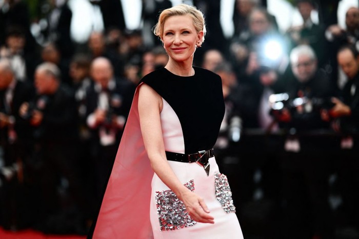 Australian actress Cate Blanchett arrives for the screening of the film 