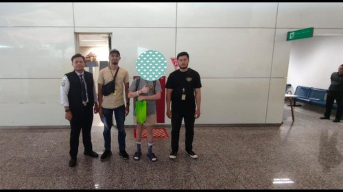 Warga negara Amerika Serikat berinisial JWH (26) dideportasi. Foto:Istimewa