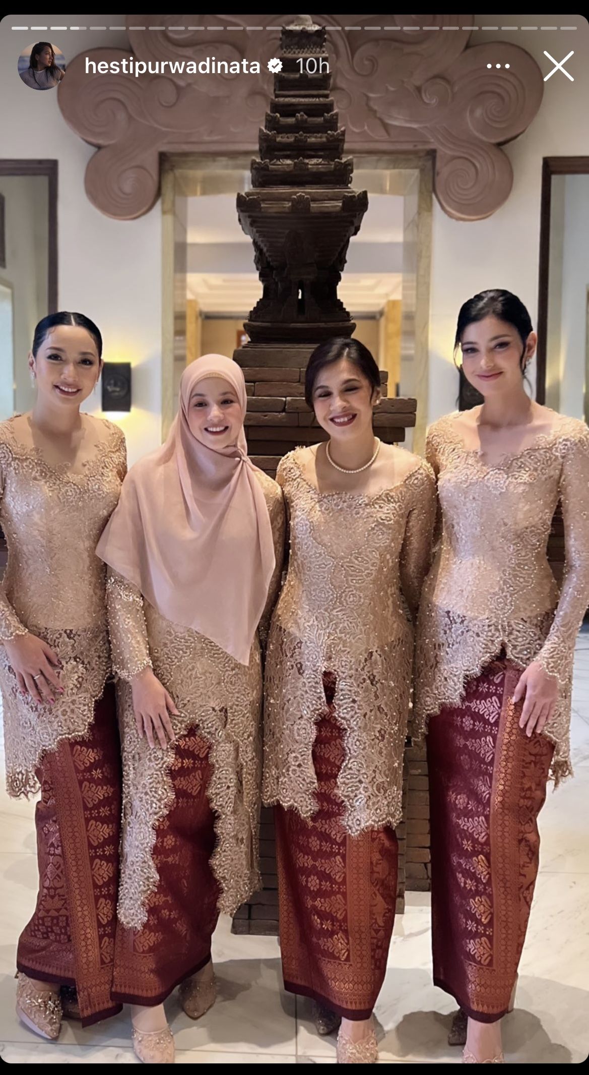 Desta dan Natasha Rizki di Pernikahan Enzy Storia Desta dan Natasha Rizki di Pernikahan Enzy Storia