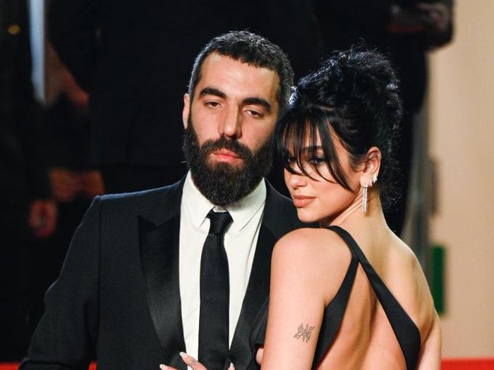CANNES, FRANCE - MAY 19: Dua Lipa and Romain Gavras attend the 