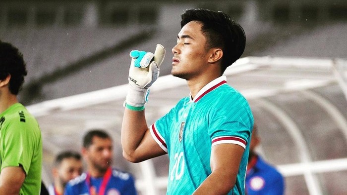 Kiper Timnas Indonesia U22 SEA Games 2023, Ernando Ari Sutaryadi.