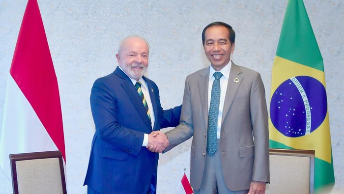 Jokowi bersama Lula da Silva (Rusman - Biro Pers Sekretariat Presiden).