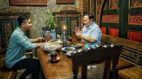 Keduanya berbincang empat mata selama sekitar satu jam. (Instagram @prabowo)