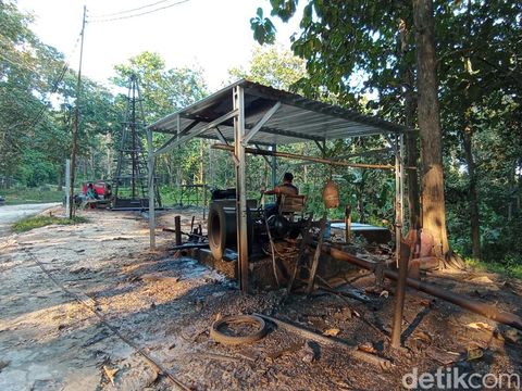 Lokasi pertambangan minyak sumur tua di Desa Ledok, Kecamatan Sambong, Kabupaten Blora. Diunggah pada Sabtu (20/5/2023).