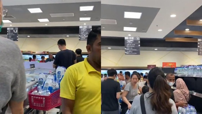 Heboh Malaysia panic buying air minum