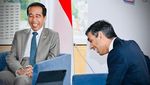Momen Pertemuan Jokowi dan PM Inggris Bahas Proyek Energi-Hibah