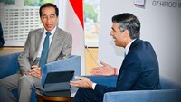 Tidak hanya itu, Jokowi juga berharap realisasi komitmen Inggris dalam Just Energy Transition Partnership, pembangunan ekosistem EV, termasuk pasokan sel baterai dan pembangunan micro-factory EV, serta investasi pembangunan IKN, transportasi, energi hijau, dan pendidikan.